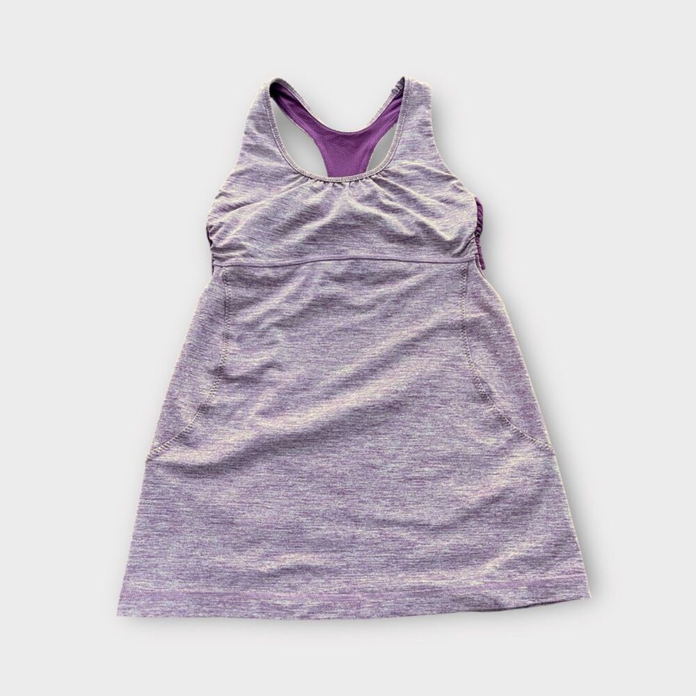 lululemon Turbo Tank Top Tonka Striped Sz 6 Athletic Racerback